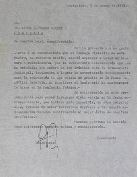 Agradecimiento por trámites