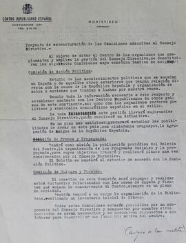 Proyecto estructuración Comisiones