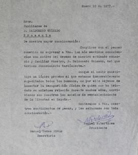Condolencias Guisado