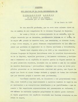 Discurso sobre Concepción Arenal
