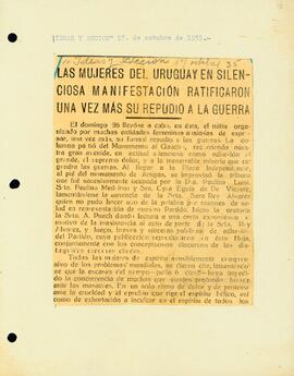 Silenciosa manifestación