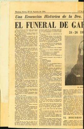 Una evocación histórica
