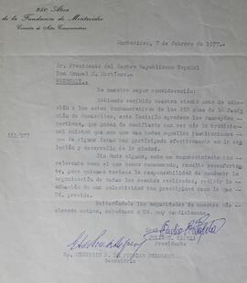 Agradecimiento a adhesión