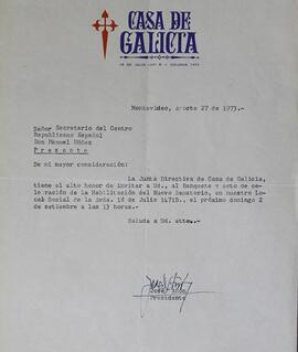 Invitación nuevo sanatorio