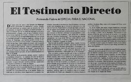El testimonio directo