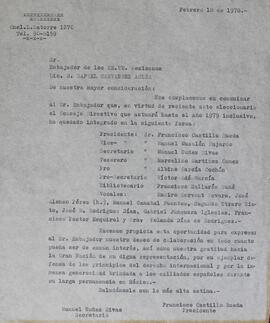 Nuevas autoridades 1978