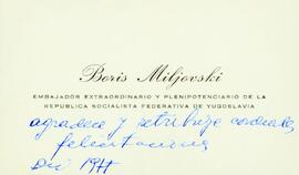 Tarjeta Miljovski