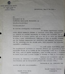 Condolencias por Tito