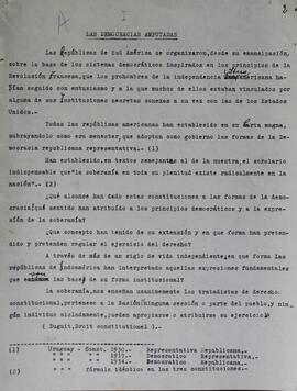 Las democracias amputadas