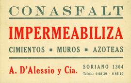 Tarjeta Conasfalt