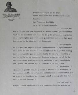 Acto homenaje a Garibaldi