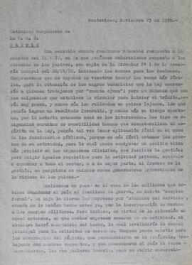 Situación de exiliados