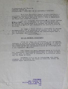 Carta al Presidente del Banco de Previsión Social