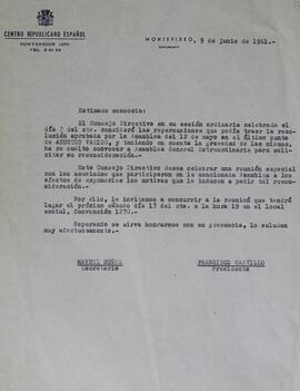 Convocatoria Asamblea General