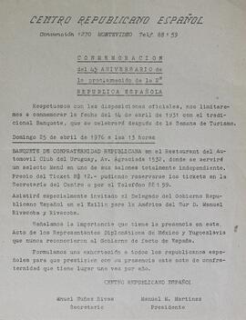 Conmemoración 45 aniversario