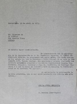Solicitud publicación acto