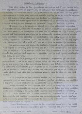Reportaje frustrado
