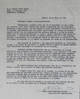 Carta republicanos en el exilio