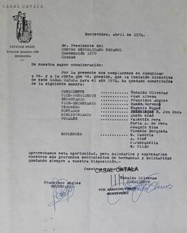 Nuevas autoridades Casal Catalá