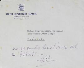 Tarjeta invitación