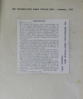 The International woman sufragie news